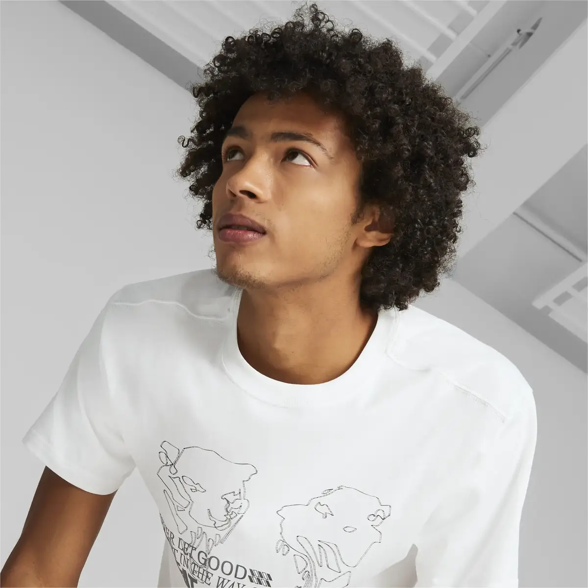 Puma New Era Tee 3 Beyaz Erkek T-Shirt