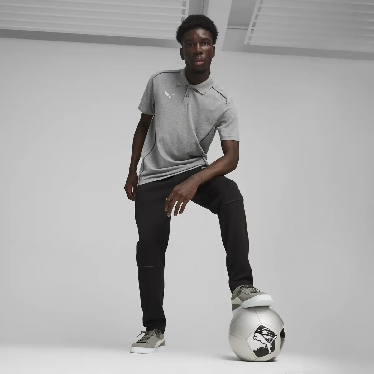 PUMA teamFINAL Casuals Pants PUMA Black-PUMA Siyah Erkek Eşofman Altı