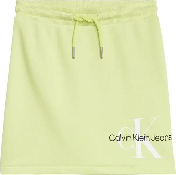 Calvin Klein REFLECTIVE MONOGRAM Kadın Yeşil Etek