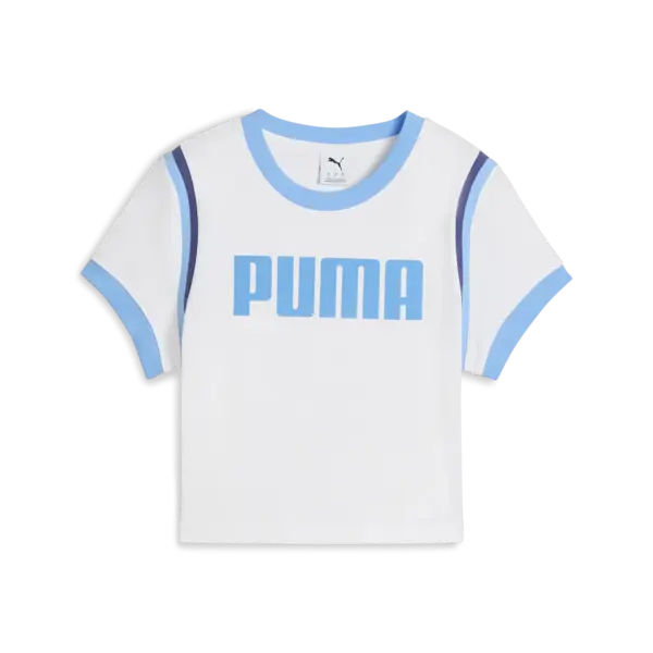 PUMA FUTURE.PUMA.ARCHIVE Baby Tee Beyaz Kadın Crop