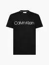 Calvin Klein COTTON FRONT LOGO T- Erkek Siyah T-Shirt