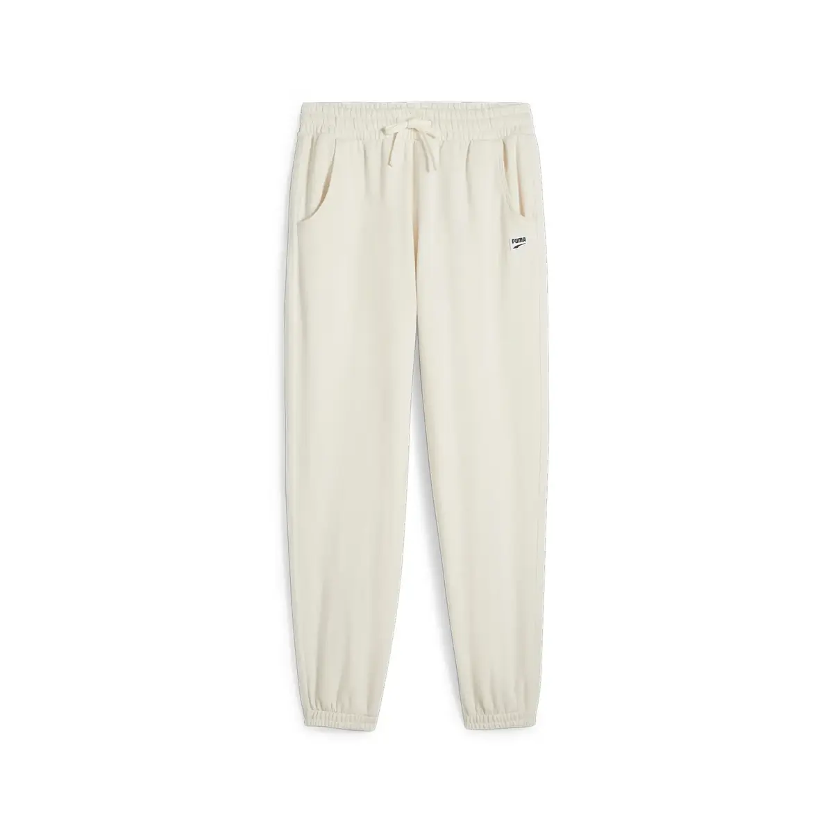 Puma DOWNTOWN Relaxed Sweatpants Bej Kadın Eşofman Altı