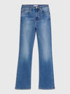 Tommy Hilfiger BOOTCUT HW LEO Kadın Mavi Kot Pantolon