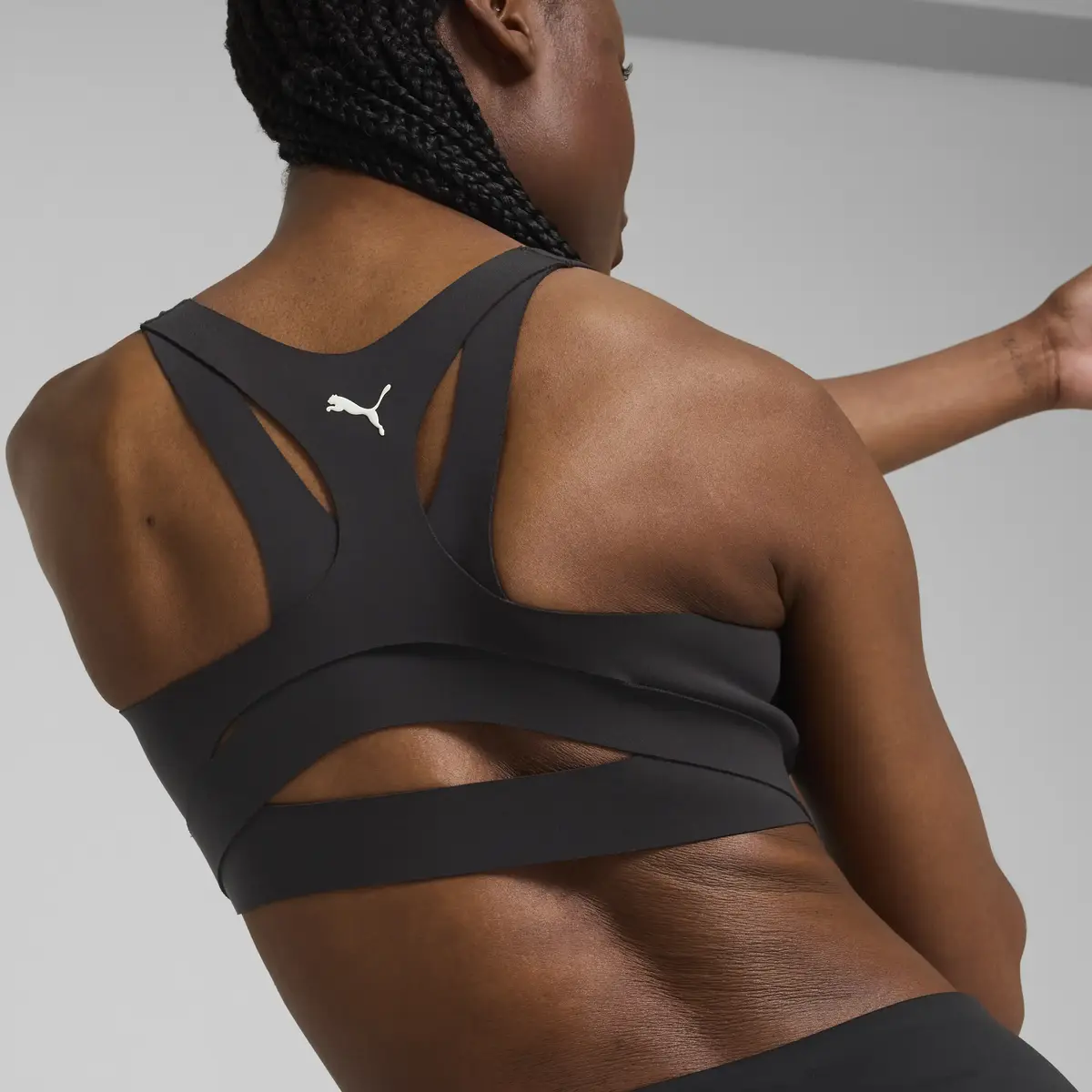 Puma PWR SHAPELUXE BRA Siyah Kadın T-Shirt & Polo