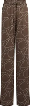 Calvin Klein VISCOSE TWILL WIDE L Kadın Kahverengi Chino
