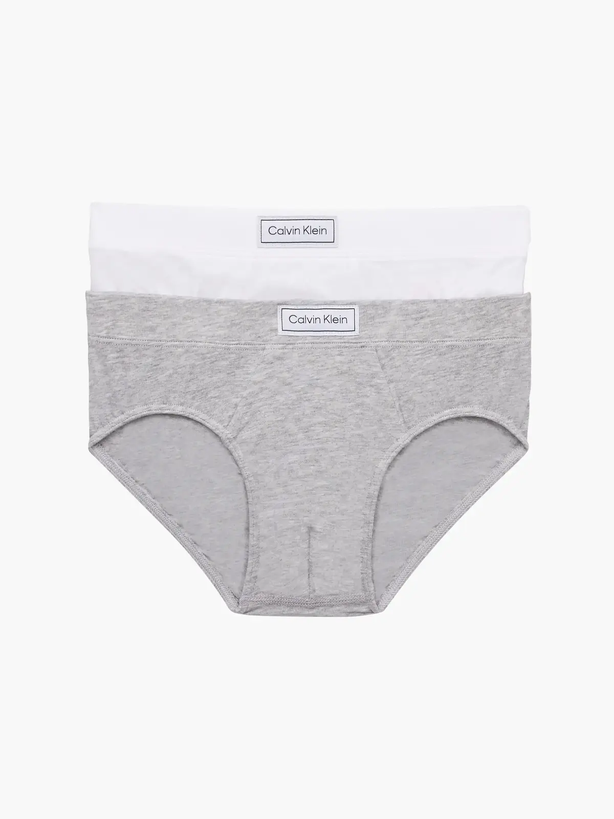 Calvin Klein 2PK BRIEF-HERITAGE Erkek Gri Slip Set