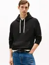 Tommy Hilfiger ESSENTIAL FLEECE HOO Erkek Siyah Hoodie