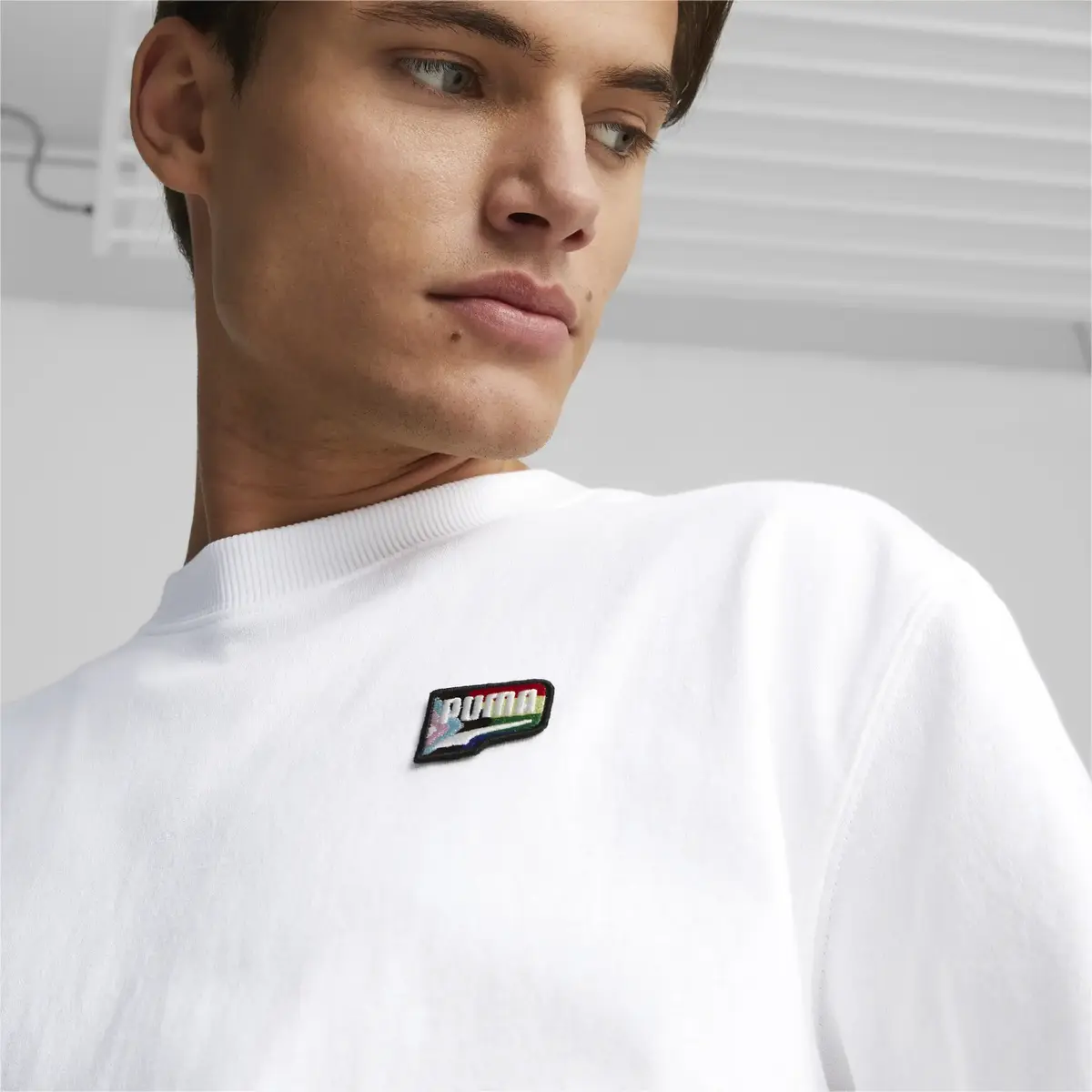 Puma DOWNTOWN PRIDE Tee Beyaz Unisex T-Shirt