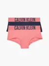 Calvin Klein 2PK SHORTY Kadın Pembe Boxer Set
