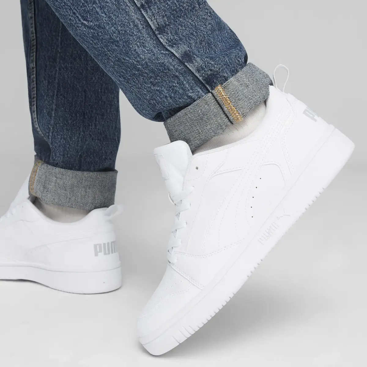 Puma Rebound v6 Low Beyaz Unisex Günlük Spor Ayakkabı
