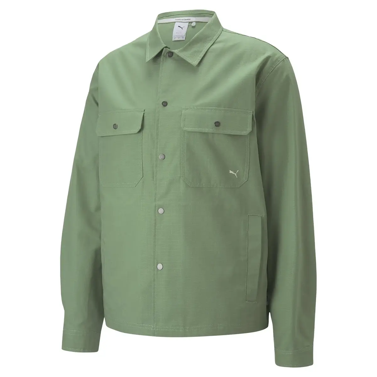 Puma Mmq Ripstop Overshirt Erkek Fermuarlı Sweatshirt