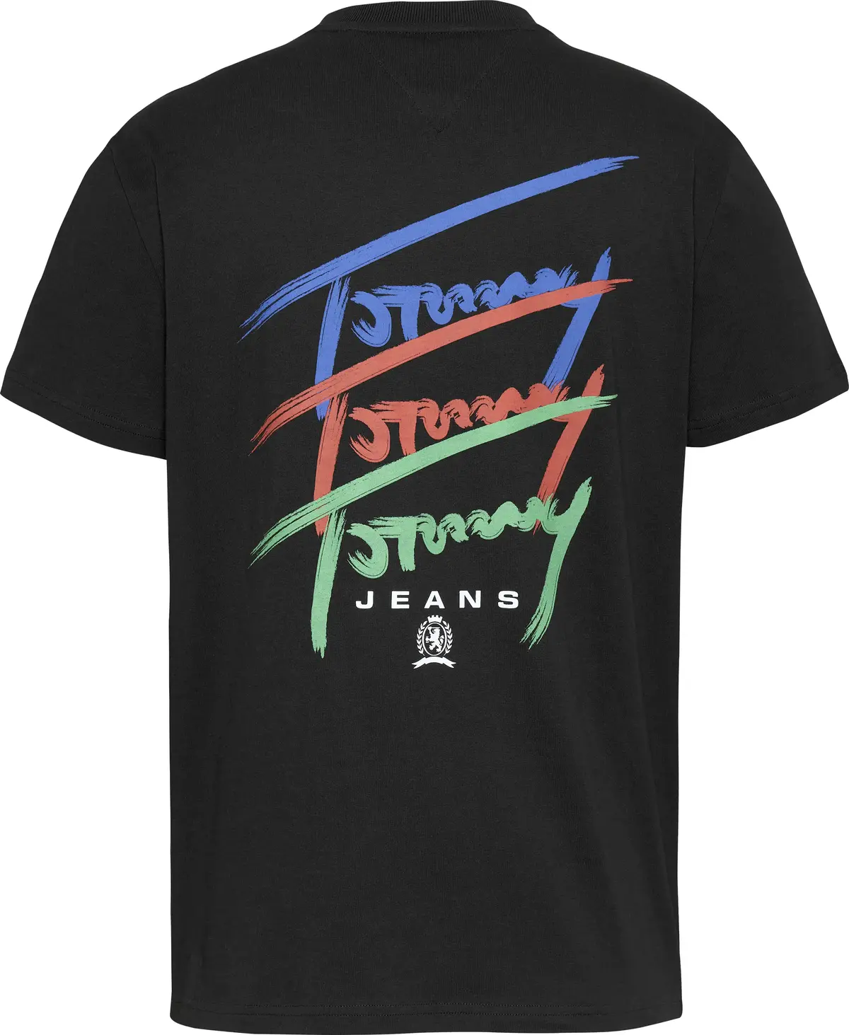 Tommy Hilfiger TJM REG TWISTED SIGN, BDS Siyah Erkek T-Shirt & Polo