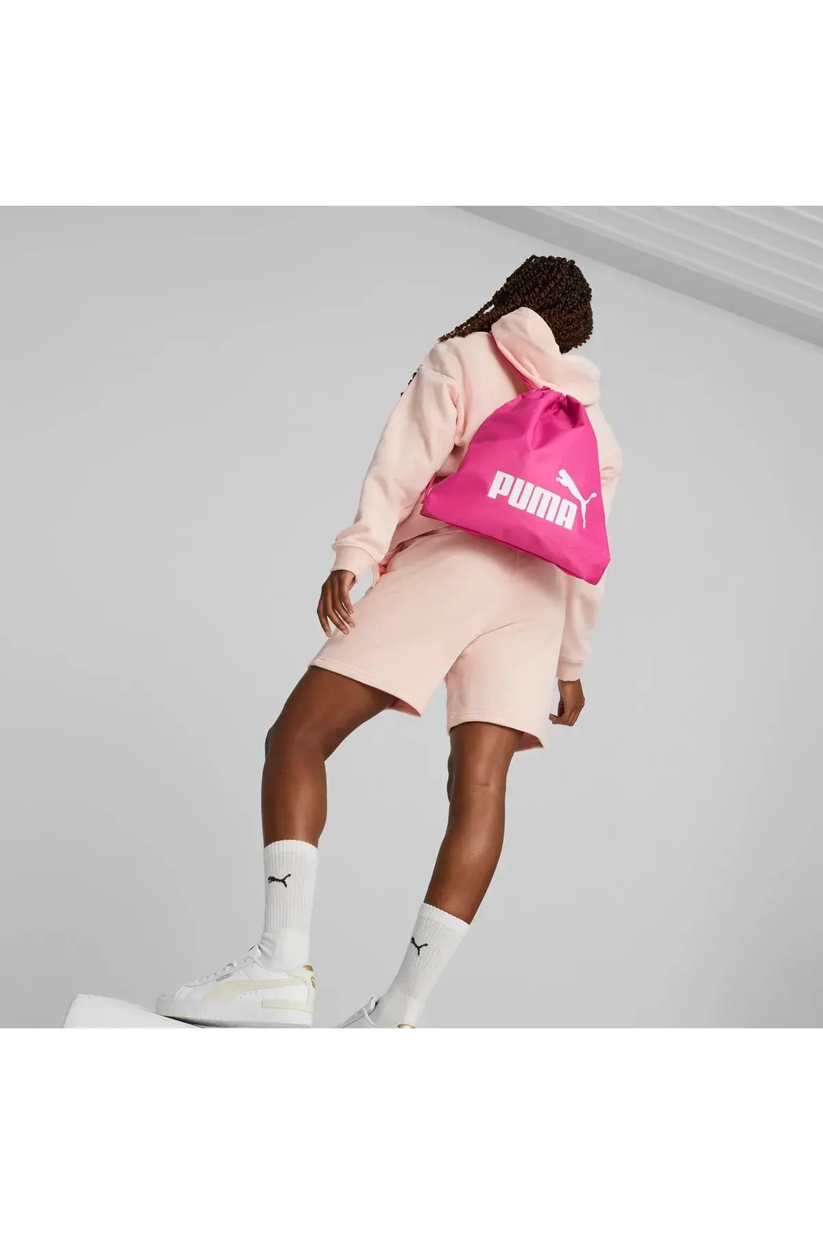 PUMA Phase Gym Sack Büzgülü Pembe Çanta