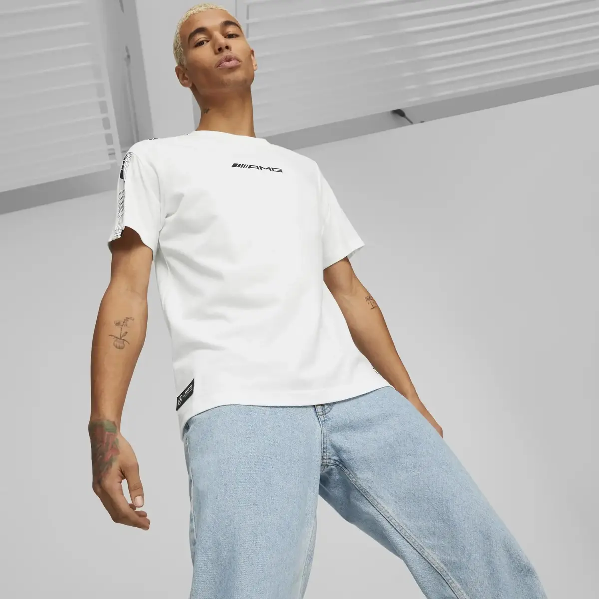 Puma MAPF1 MT7 Tee Beyaz Erkek/Unisex T-Shirt