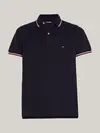 Tommy Hilfiger CORE TOMMY TIPPED SL Erkek Lacivert Polo T-Shirt