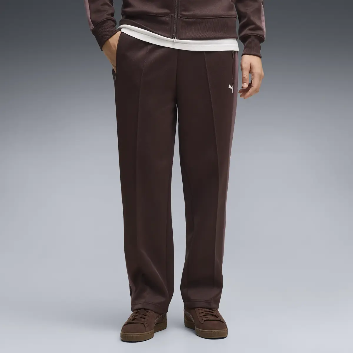 Puma T7 ALWAYS ON Track Pants Kahverengi Erkek Eşofman Altı