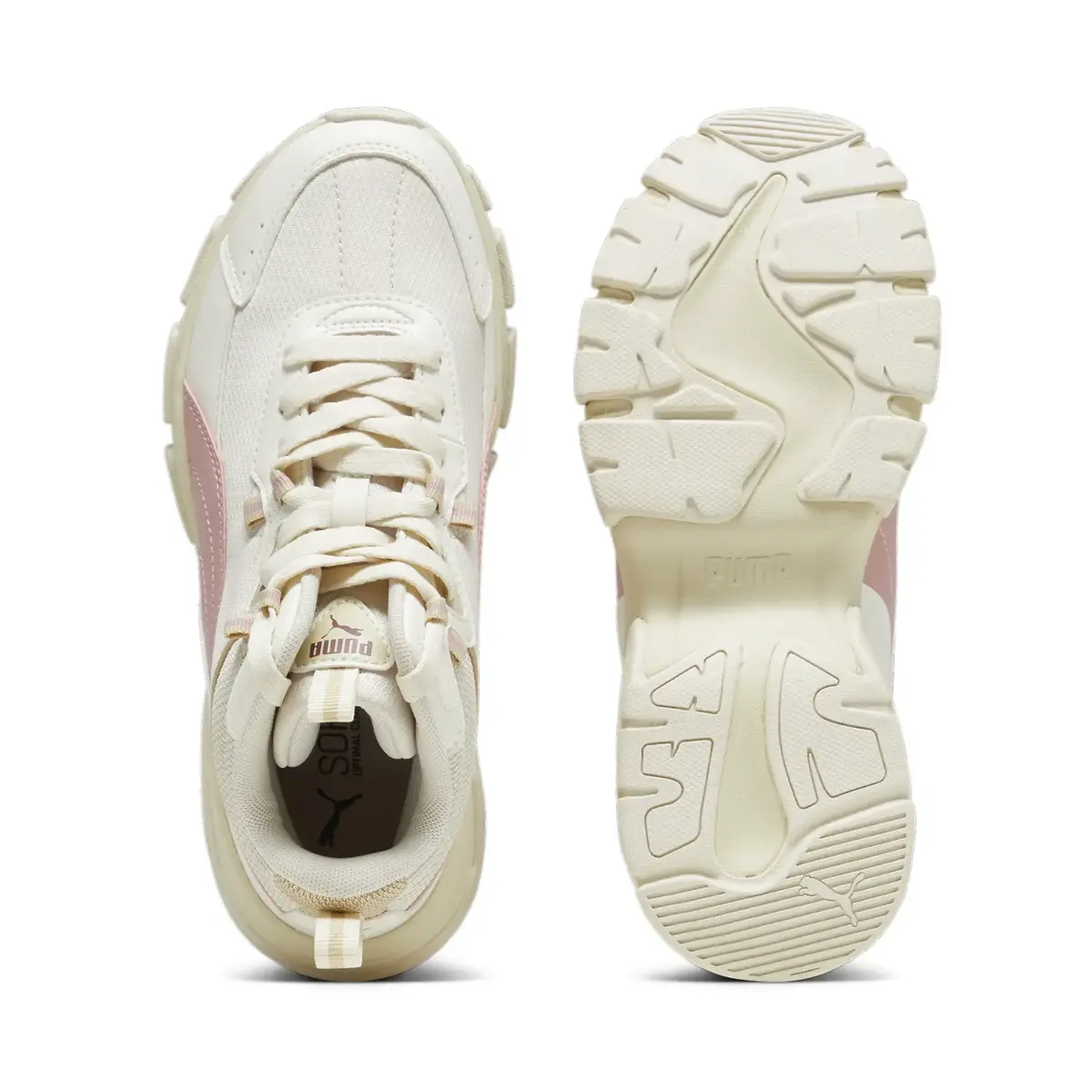 Puma Cassia Via Mid Bej Kadın Bilekli Günlük Spor Ayakkabı