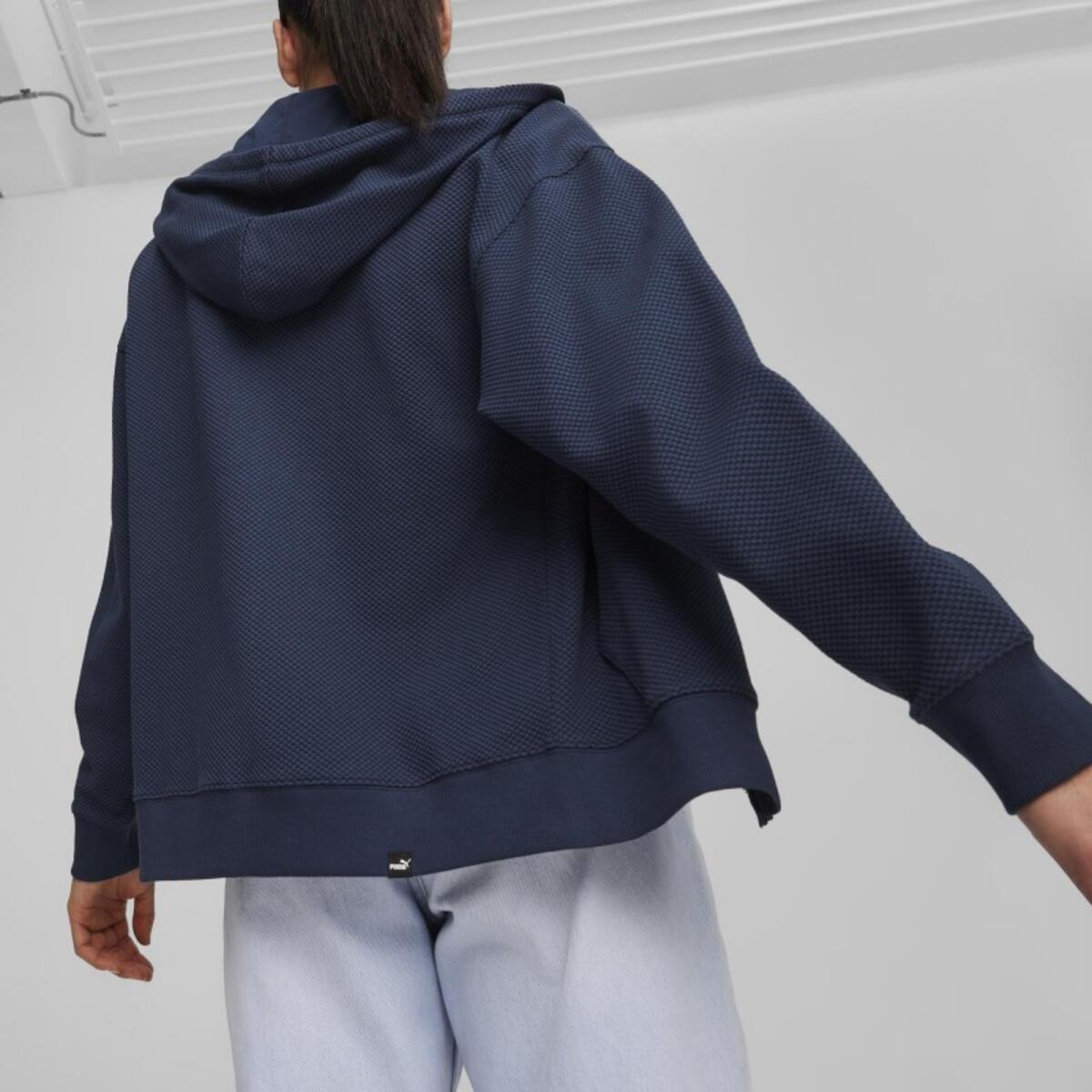 Puma HER Full-Zip Hoodie Lacivert Kadın Fermuarlı Ceket