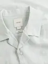 Calvin Klein INEN COTTON CUBAN Yeşil Erkek Gömlek