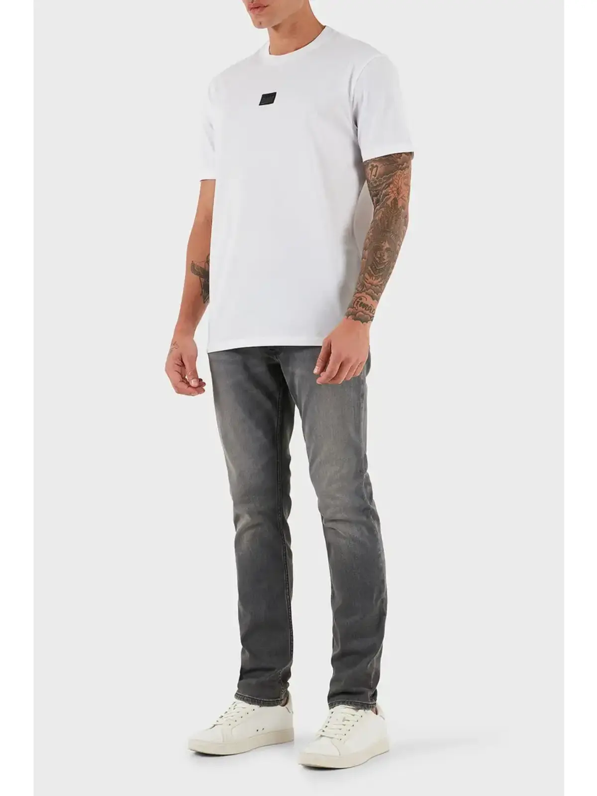 Calvin Klein SLIM TUMBLED ROCK ECO COOL JEAN Bej Erkek Jeans