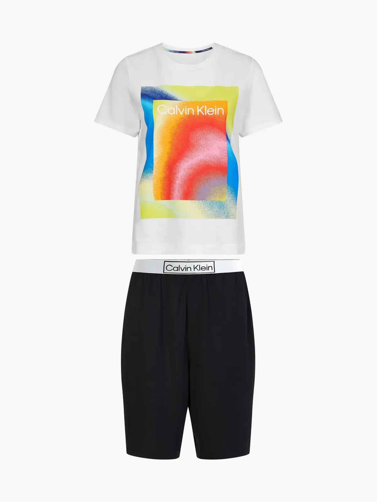 Calvin Klein SHORT SET Kadın Siyah Eşofman Takımı
