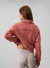 Calvin Klein BRUSHED FRENCH TERRY, F11 Kırmızı Kadın Sweatshirt