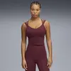 Puma W PUMA SHAPE STRAPPY TANK Kırmızı Kadın T-Shirt