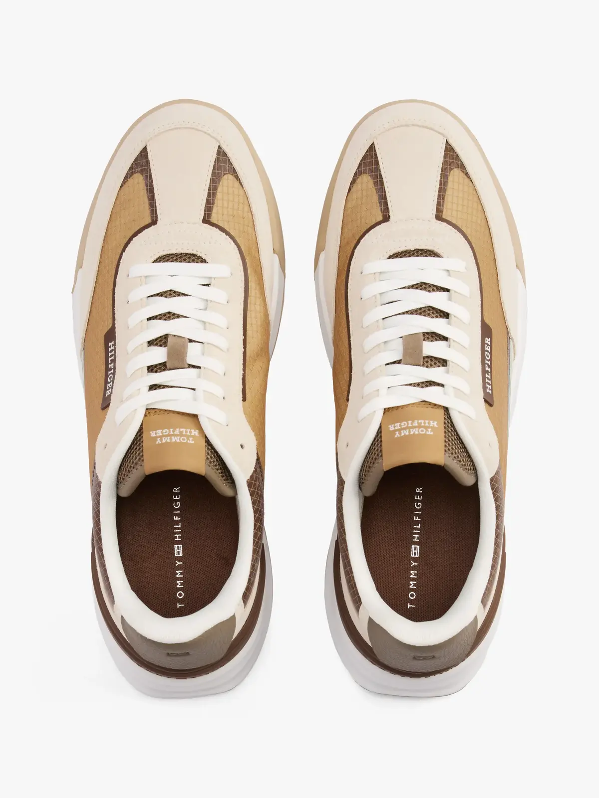 Tommy Hilfiger RETRO RUNNER SEASON, ACI Krem Erkek Spor Ayakkabı & Sneaker