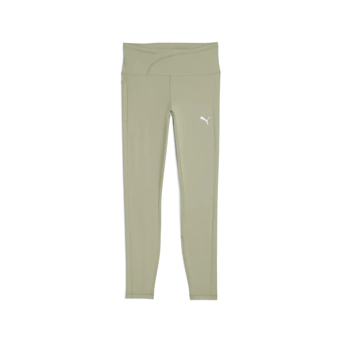 Puma EVOSTRIPE High-Waist Tights Yeşil Kadın Tayt