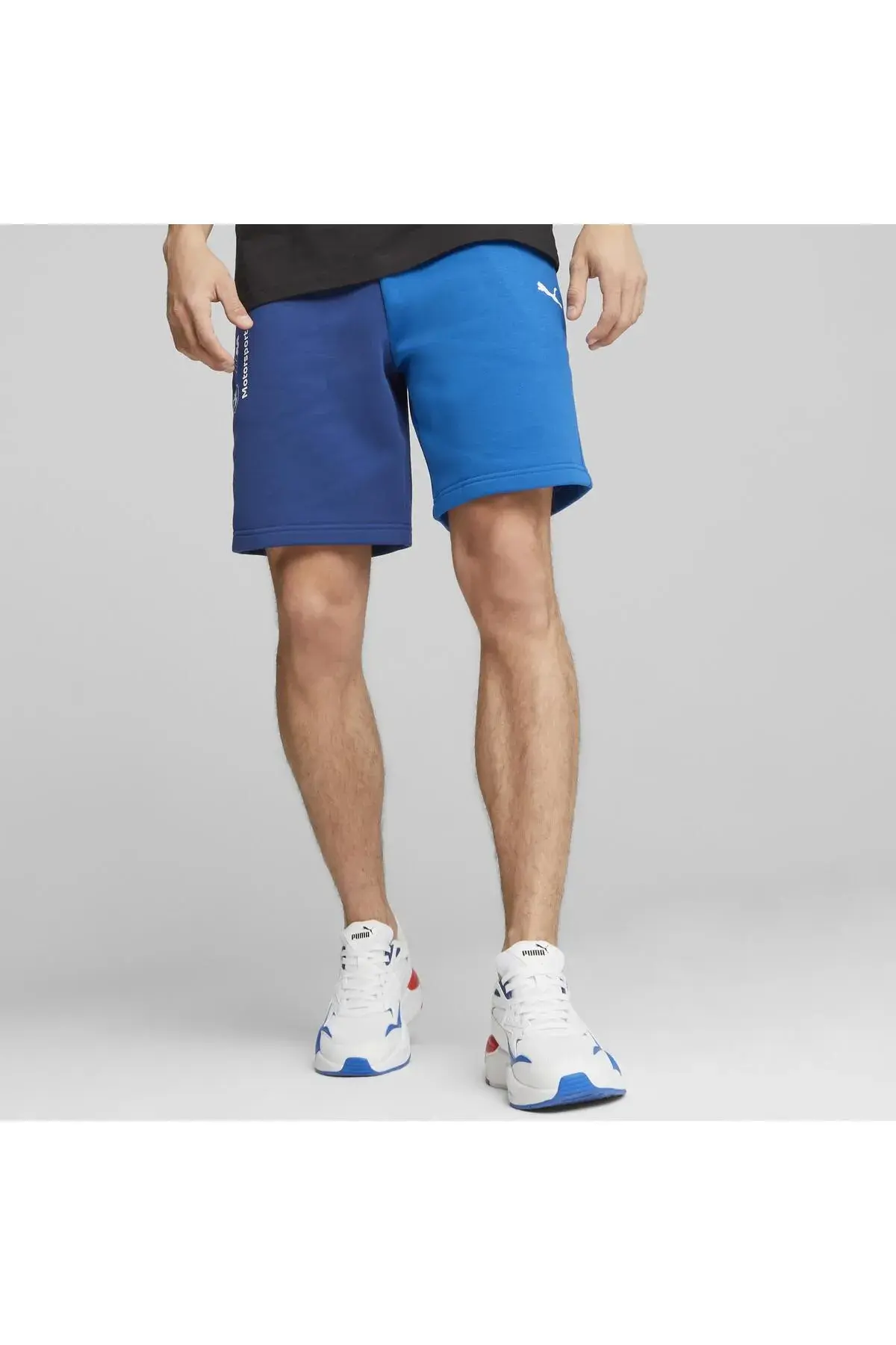 Puma BMW MMS ESS Shorts Fleece Mavi Erkek Şort