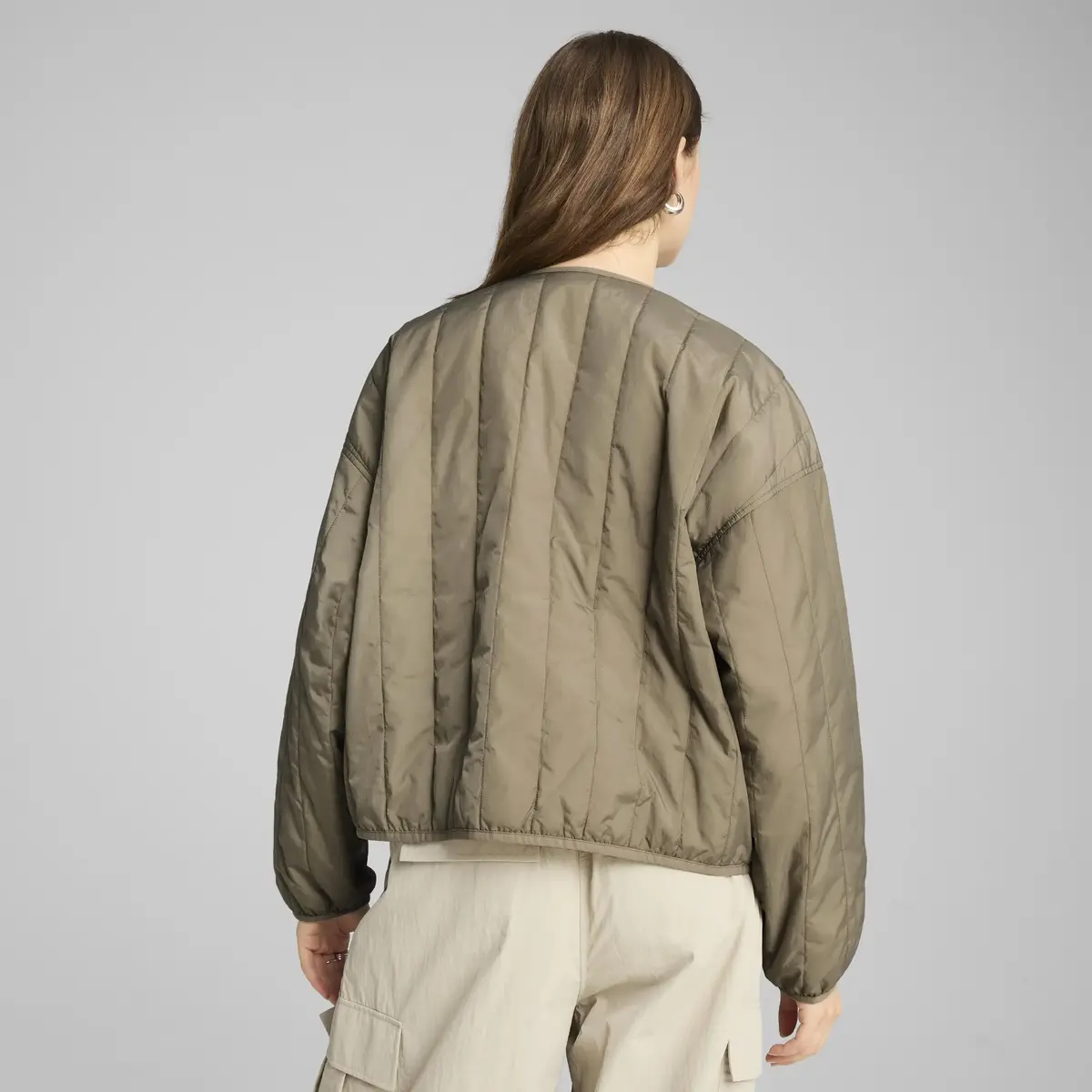 PUMA Reversible Liner Jacket Yeşil Kadın Ceket
