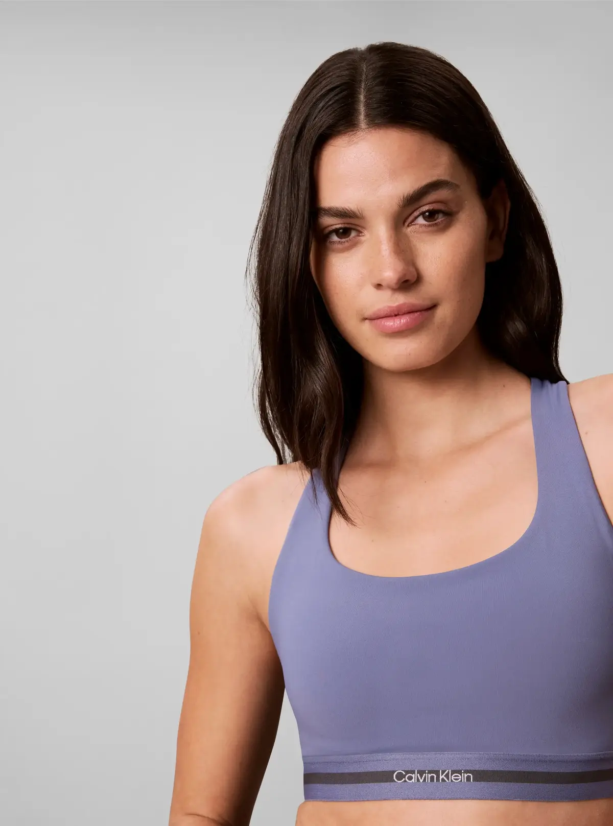 Calvin Klein Icon Sport Medium Su, C53 Mor Kadın Sporcu Sütyeni