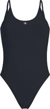 Calvin Klein SCOOP ONE PIECE, BEH Siyah Kadın Mayo
