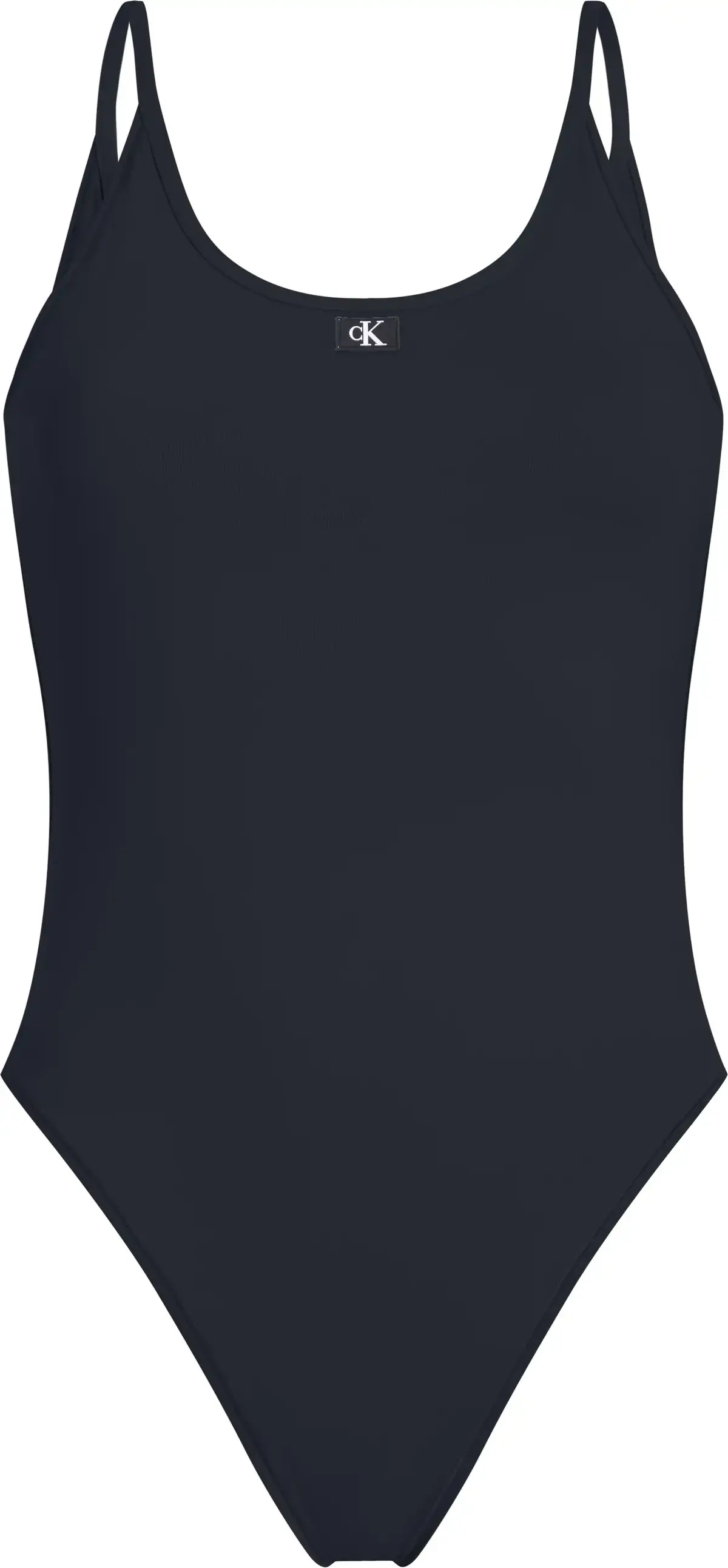 Calvin Klein SCOOP ONE PIECE, BEH Siyah Kadın Mayo