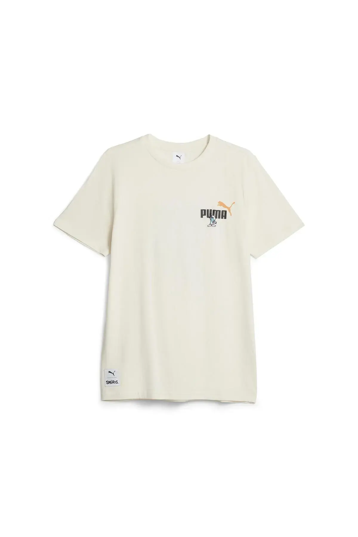 Puma X THE SMURFS Graphic Tee Beyaz Erkek T-Shirt