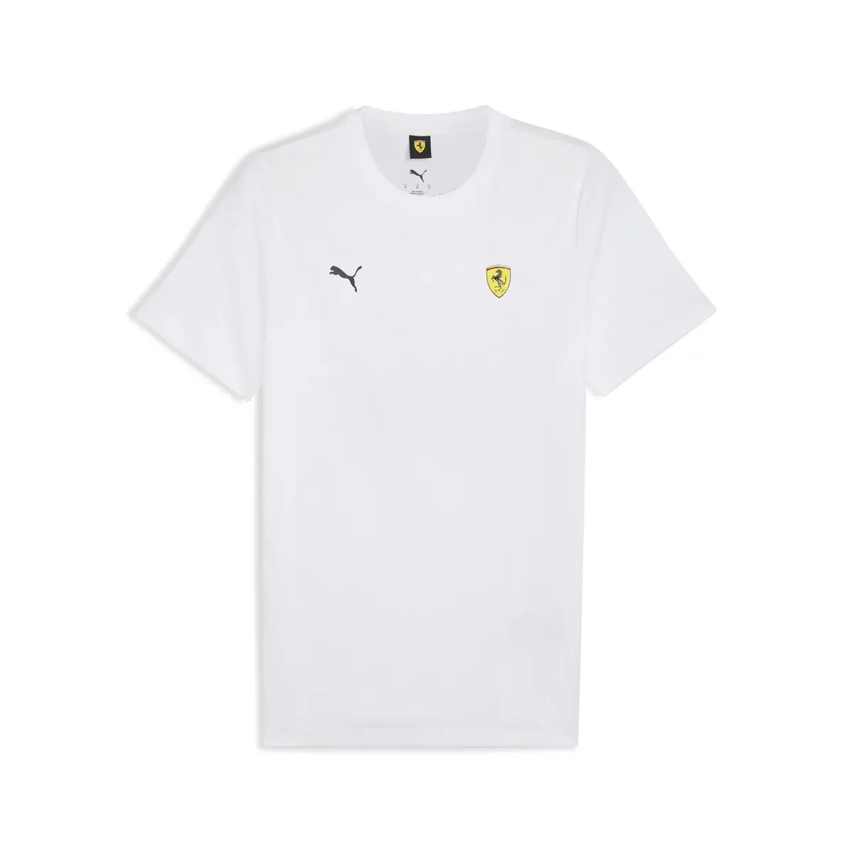 Puma Ferrari Sportswear Car G Tee Beyaz Erkek T-Shirt