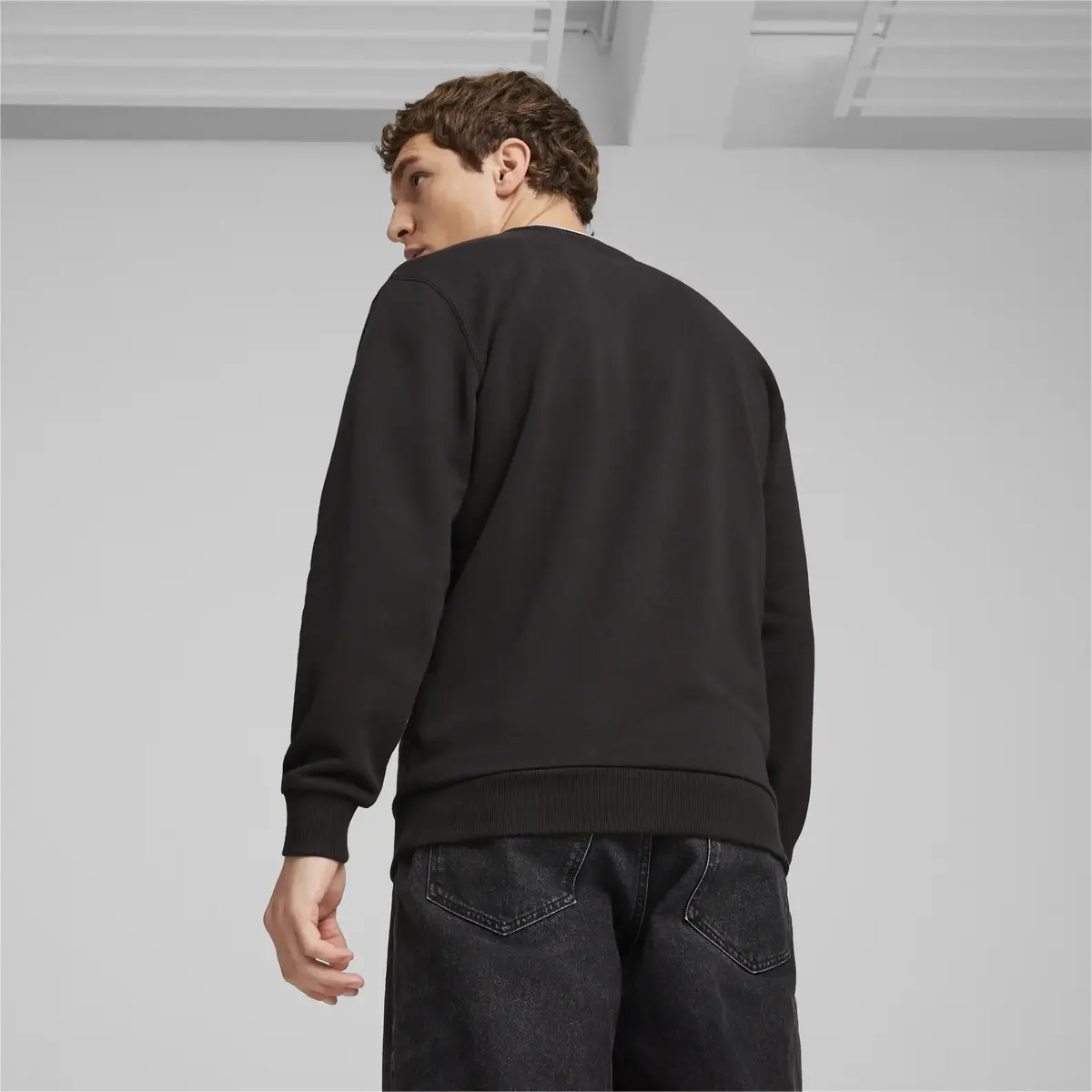 Puma SQUAD Crew TR Siyah Erkek Sweatshirt
