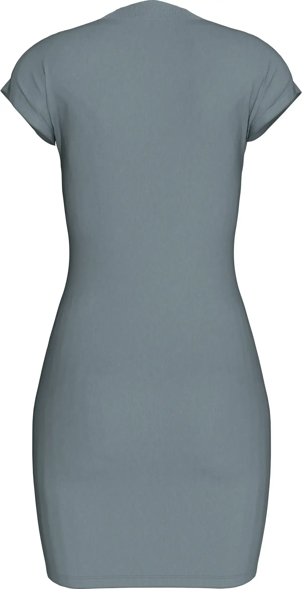 Calvin Klein WASHED CAP SLEEVE DR, PC2 Yeşil Kadın Elbise-Etek