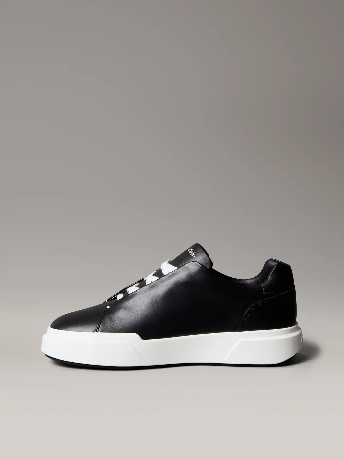 Calvin Klein CHUNKY CUPSOLE HIDE, 0GM Siyah Erkek Spor Ayakkabı