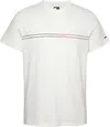 Tommy Hilfiger TJM SLIM ENTRY GRAPH, YBL Beyaz Erkek T-Shirt & Polo