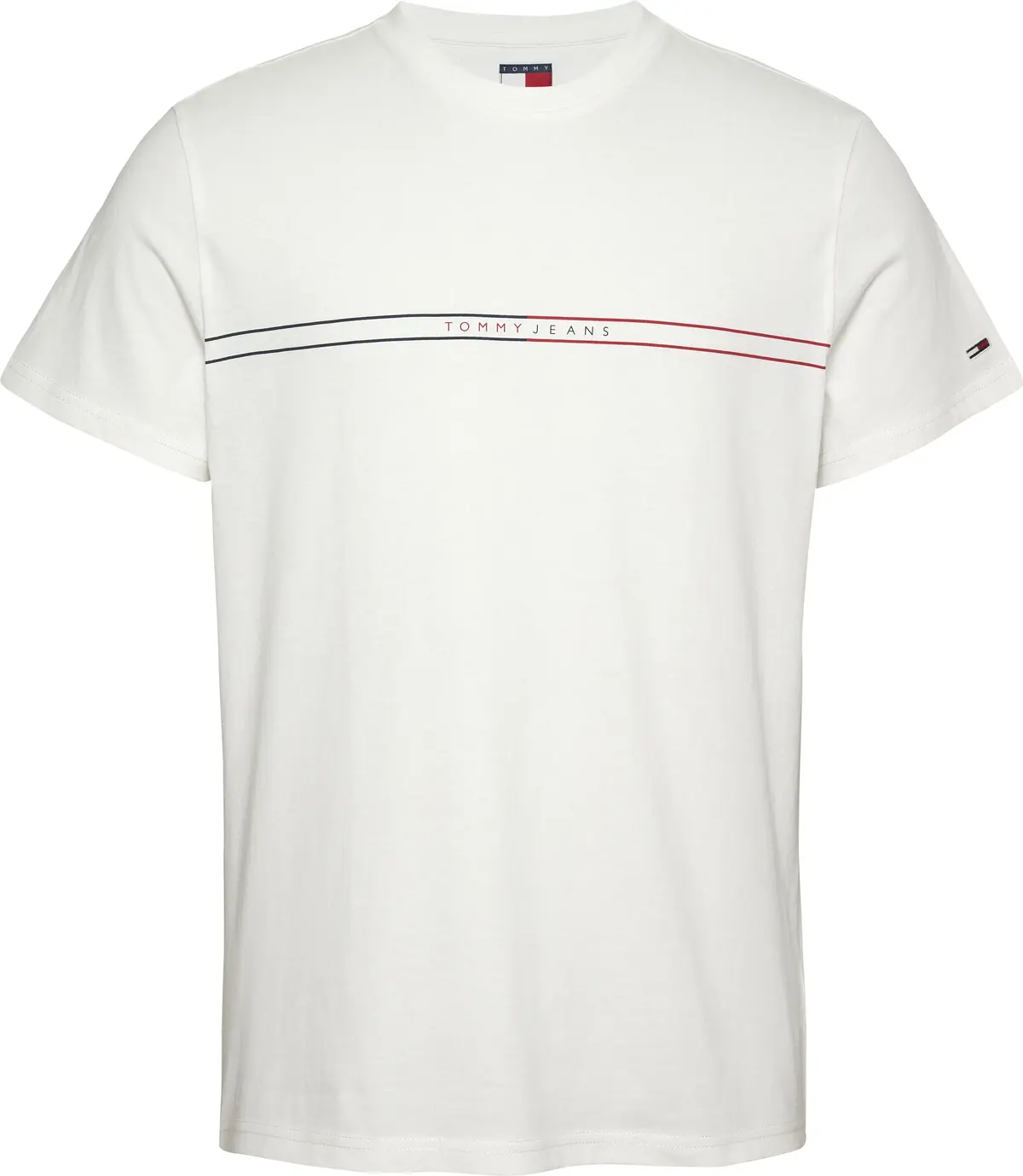 Tommy Hilfiger TJM SLIM ENTRY GRAPH, YBL Beyaz Erkek T-Shirt & Polo