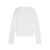 Puma THE FAST RACE Longsleeve Beyaz Kadın T-Shirt