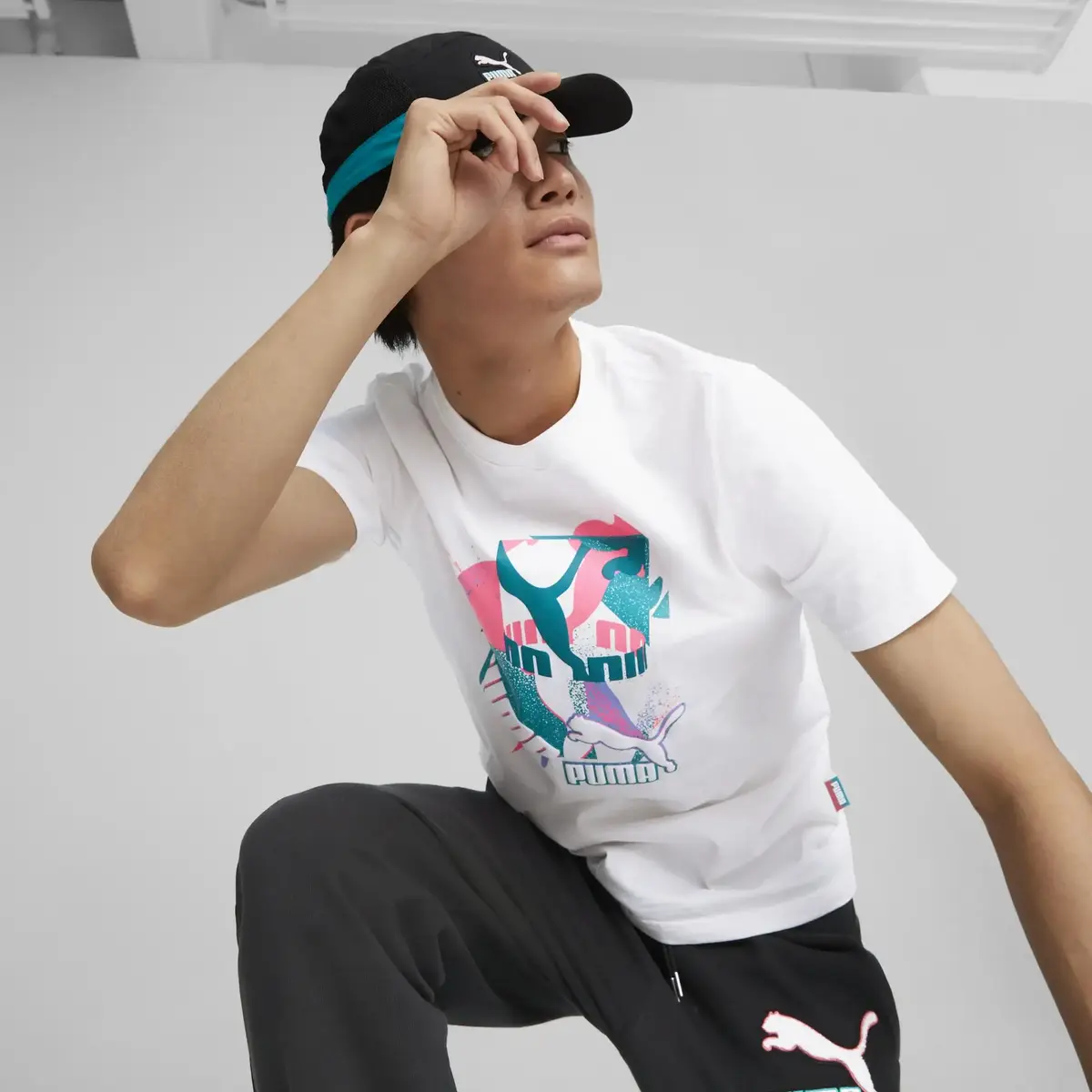 Puma Fandom Graphic Tee Beyaz Erkek T-Shirt