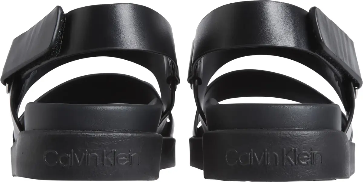 Calvin Klein FLAT ADJ SANDAL EYEL, BEH Siyah Kadın Terlik