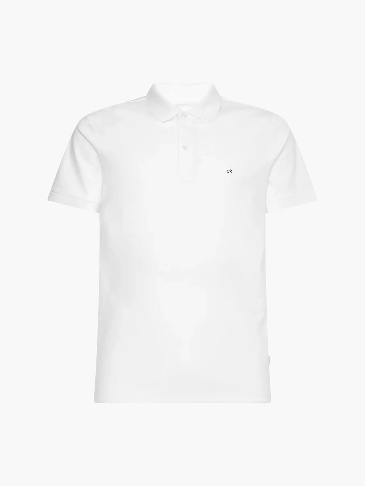 Calvin Klein LIQUID TOUCH SLIM PO Erkek Beyaz Polo T-Shirt