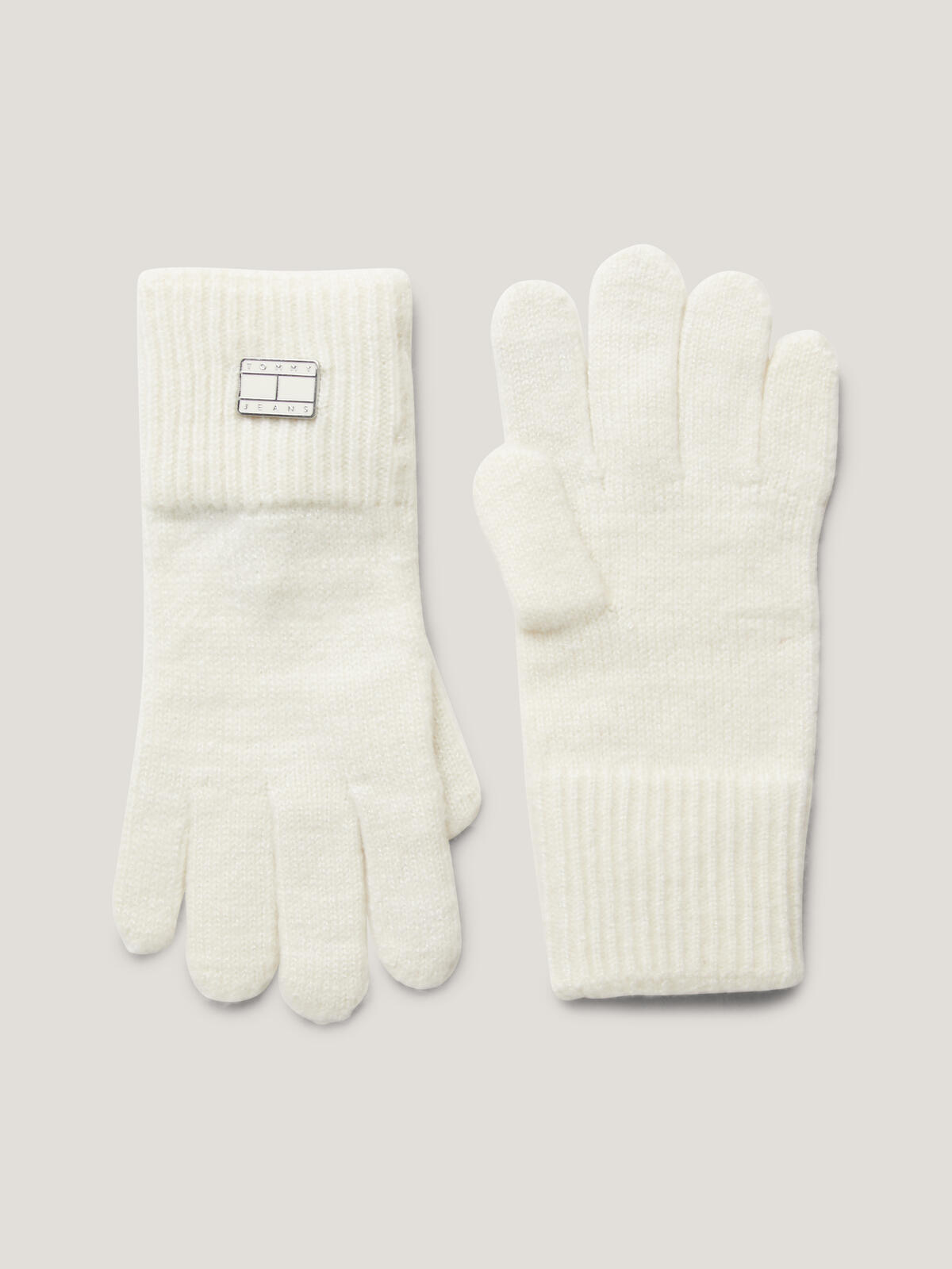 Tommy Hilfiger TJW COSY KNIT GLOVES Kadın Gri Eldiven