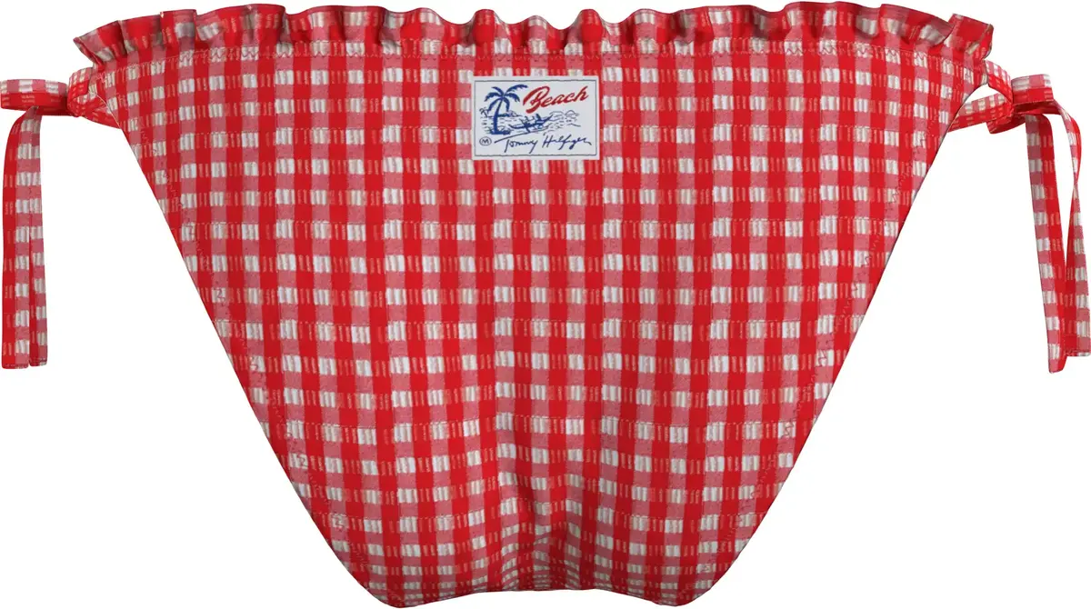 Tommy Hilfiger STRING SIDE TIE CHEE Kadın Kırmızı Bikini Altı