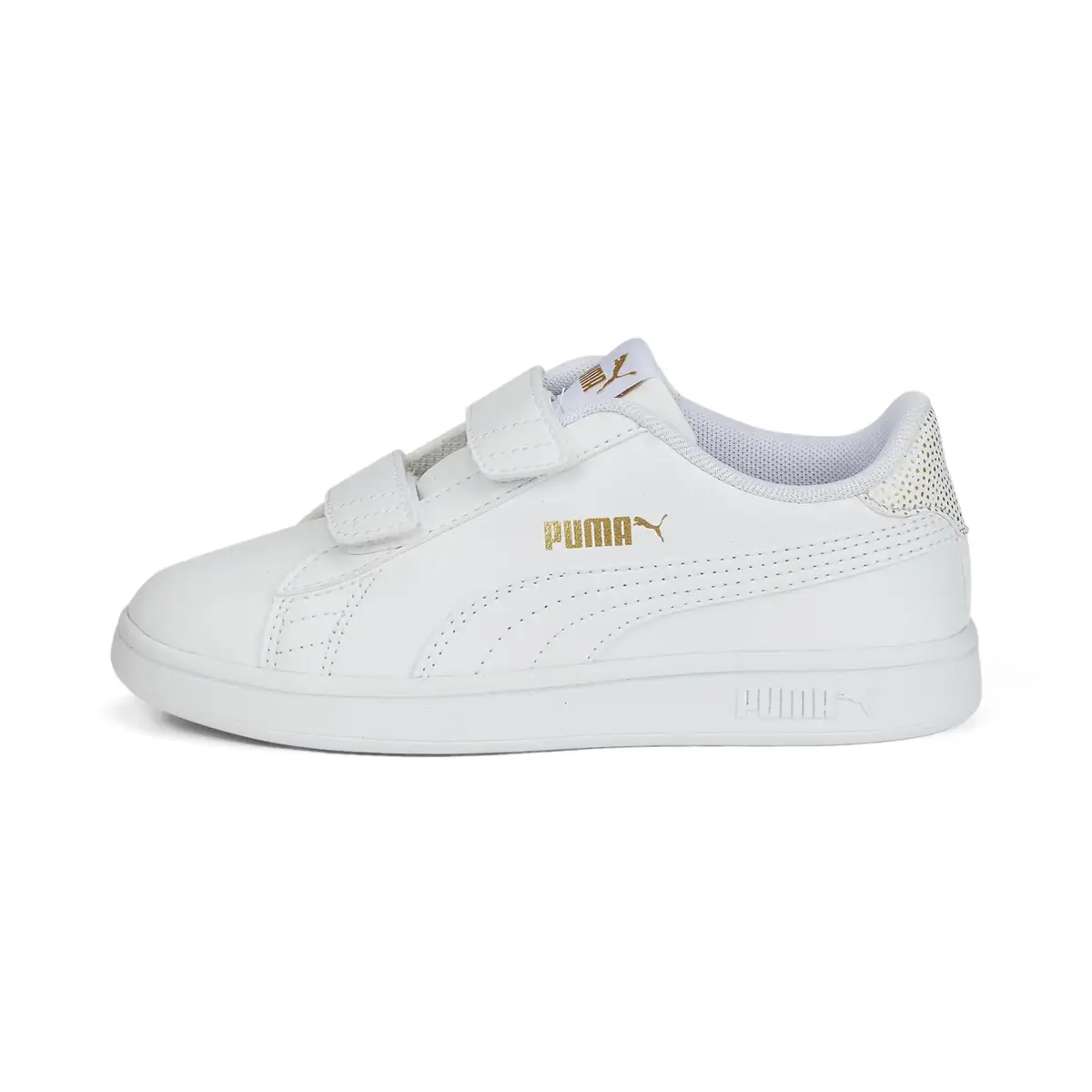Puma Smash V2 Metallics V Ps Beyaz Kız Çocuk Günlük Spor Ayakkabı