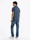 Tommy Hilfiger FLAG CUFF SLIM POLO, DV1 Mavi Erkek T-Shirt & Polo