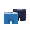 PUMA PLACED LOGO BOXER Erkek Mavi 2li Boxer